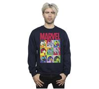 Hulk Pop Art Sweatshirt Marvel Navy S
