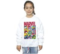 Hulk Pop Art Sweatshirt Marvel White 9 Years
