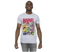 Marvel Mens Hulk Pop Art T-Shirt - Sports Grey - Sports Grey - XL