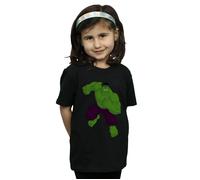 Hulk Pose Cotton T-Shirt Marvel Black 12-13 Years