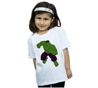 Hulk Pose Cotton T-Shirt Marvel White 7-8 Years