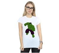 Hulk Pose Cotton T-Shirt Marvel White S