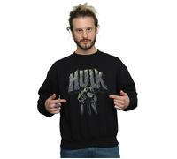 Hulk Punch Logo Sweatshirt Marvel Black S