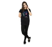 Hulk Split Face Cotton Boyfriend T-Shirt Thor: Ragnarok Black S