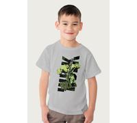Hulk The Incredible Text Art Marvel T-Shirt in Mid Grey | Size: 7-8 Years Hulk Mid Grey 7-8 Years
