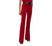 Hulka 100054 A3Nv-R59 Wide Trousers - female - PINKO - Wide Trousers - Red - S - Trousers S