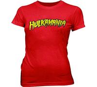 Hulkamania Hulk Hogan Juniors T-Shirt Tee (Small, Red)