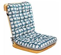 High Back Chair Cushions with Ties - Thickened One-Piece Dining Office Seat Pad Non-Slip Soft Cushioned Chair Backrest Comfortable Cushion for Home Dining Kitchen Garden Office (Style G,L)