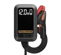HULKMAN Sigma 1 Car Battery Charger - 1A 6V/12V Automatic Smart Trickle Charger, Battery Maintainer, and Desulfator with Intelligent Interface