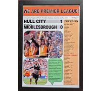 Hull City 1 Middlesbrough 0-2026 Championship play-off final - Hull promoted - framed print