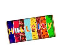 Hull City Football Club Chocolate Bar Wrapper Novelty Gift Present For Sports Birthday Xmas CH-92027 (with chocolate bar (100g))