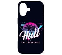 Hull East Yorkshire 80s Retro Vaporwave Funny Sunset Case for iPhone 17