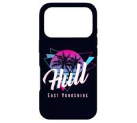 Hull East Yorkshire 80s Retro Vaporwave Funny Sunset Case for iPhone 17 Pro