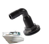 Hull Passage Connector, Safe Drain Fitting, 3 Inch Boat Water Connector with Streamlined Design, Durable ABS Ship Accessories with Damage Resistant Construction, Safe Drain