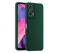 HULLIN Colorful Silicone Phone Case Cover, Suitable for Motorola Moto Edge 50 Fusion (6.7") - Dark Green
