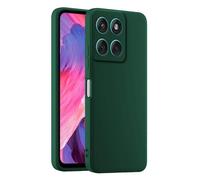 HULLIN Colorful Silicone Phone Case Cover, Suitable for Motorola Moto Edge 60 / Edge 60 Fusion (6.67") - Dark Green