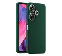 HULLIN Colorful Silicone Phone Case Cover, Suitable for POCO F6 (6.67") - Dark Green