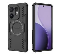 HULLIN Phone Case Design for vivo V60 5G (6.67" Inches), Armor Shockproof Cover with Magnetic Ring - Black