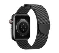 Hulnulnu Milanese Watch Strap, 42mm Quick Release Milanese Replacement Watch Band, Perfect Smartwatch Straps Gift for Women Men Birthday Valentine's Day (Black)