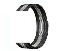 Hulnulnu Milanese Watch Strap, Quick Release Wrist Replacement Watch Band, Ideal Smartwatch Straps Gift for Women Men Birthday Valentine's Day - Width 38mm (Black White)