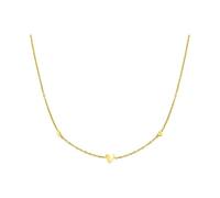 Hulnulnu Ms 18K gold necklace featuring a golden heart design, equipped with a lobster clasp and a 40+5 cm adjustable chain. It is an ideal jewelry gift for mothers, wives, sisters and girlfriends.
