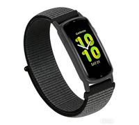 Hulnulnu Nylon Watch Strap, Quick Release Replacement Watch Band for Women Men, Smartwatch Straps Width - 20mm（Black-Gray）