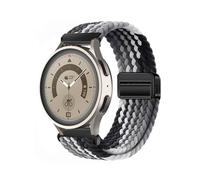 Hulnulnu Nylon Watch Strap, Quick Release Replacement Watch Band for Women Men, Smartwatch Straps Width - 22mm（Gradient Black）