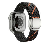Hulnulnu Silicone Watch Strap, 40mm Quick Release Replacement Watch Band, Ideal Smartwatch Straps Gift for Women Men Birthday Valentine's Day (Black)