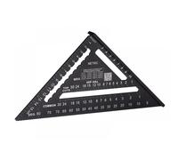 5-in-1 try square 180 mm I Hultafors I Carpenter's square CNC milled from aluminium I Carpenter's square for marking, measuring and drawing I Incl. conversion table I 257010