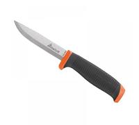 Hultafors Craftsman's knife HVK GH I All-purpose knife with non-slip Santoprene® handle and premium carbon steel blade I Including holster and holder for working trousers I 380210