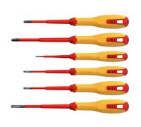 Hultafors 444455 Vde Phillips & Slotted Screwdriver Set 6 Piece