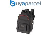 Hultafors Ergonomic Tool Carrier - curved high back, low front, 25 pockets, 1680D base & tape clip