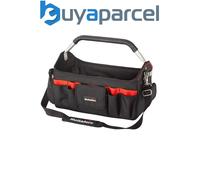 Hultafors Open-Top Tool Carrier 590130 – 35 pockets, tape clip, tape strap & long-tool holder, 540mm