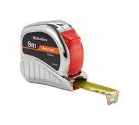 Hultafors Chrome Tri-Matic Pocket Tape Multi Colour (8M (Width 25mm))