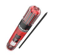 Hultafors Deep hole marker refill set grey 10 pieces I I In a practical dispenser with clip holder I 2.8 mm universal refills for carpenter's pencil I For a variety of surfaces I 650110