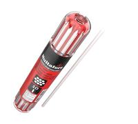 Hultafors Deep hole marker refill set white 10 pieces I I In a practical dispenser with clip holder I 2.8 mm universal refills for carpenter's pencil I For a variety of surfaces I 650190