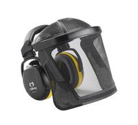 Hellberg Secure 2H Nylon Face Protection Mesh Visor & Hearing Muff Combo