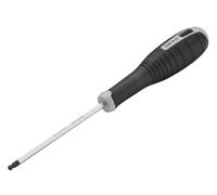 Hultafors Hex Ballpoint Screwdriver 4.0 x 100mm,with Hardened Steel Blade and Durable ppc Plastic Handle.