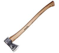 Hultafors | Hults Bruk Qvarfot Felling Axe | Hickory Handle | 850g Head | Long handle increases striking force, making it suitable for small-scale forestry, splitting and wood processing.