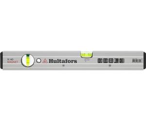 Hultafors IV 40 Magnetic Spirit Level 40cm, Two vials for Horizontal and Vertical Measurement,Tolerance in Normal Position is ±0.5 mm/m, Upside Down ±0.75 mm/m.