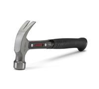 Stanley Fibreglass Claw Hammer 20oz Curved Carbon Steel Head Soft Grip Handle