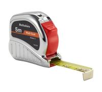 Hultafors Tm5M Chrome Tri-Matic Pocket Tape Measure 5M Width 19mm Hul368103