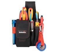 Hultafors Work Gear HT5101 Small Technician's Pouch, Heavy Duty Ballistic Polyester, Neoprene Padded Cell Phone Holder, Large Main Pocket