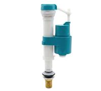 Hulthor Bottom Entry Toilet Fill Valve, Toilet Inlet Valve Replacement, 1/2" UK Brass Thread, Adjustable 8-12", Compact Cistern Float