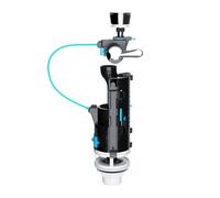 Hulthor Universal Toilet Flush Valve - Dual Flush Cistern Valve with Lever or Push Button Option, Adjustable Toilet Replacement Kit