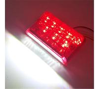 HULUBO 4-Pack LED Emergency Strobe Warning Light,Ultrasonic waterproof edge lamp 24V Truck side lights illuminating the ground (red)