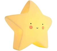HULUBO Cute Star Night Light, Silicone Baby Night Light, Portable LED Baby Night Light Kids Night Lamp (Star)
