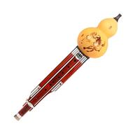Hulusi 9-hole Mahogany Cucurbit Flute Professional Performance Gourd Flute Chinese Traditional Ethnic Beginners Hulusi Flute