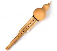 Hulusi 9-hole Professional Performance Golden Zhu Hulusi C-key B Flat Professional Hulusi(C tune)