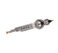 Hulusi Beginners Chinese Traditional Gourd Instrument B Flat/C Three-tone Cucurbit Flute With Case Professional Hulusi (Color : 01, Size : C key)